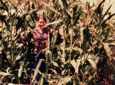 Jackie in cornfield